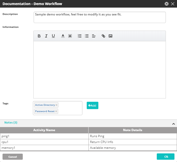 Workflow Designer Documentation